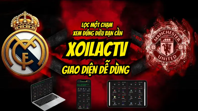 Xem kết quả bóng đá dễ dàng theo đội, theo giải và theo ngày trên giao diện thân thiện của RakhoiTV